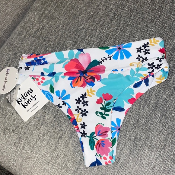 Kulani Kinis Swim Kulani Kinis High Waist Cheeky Bikini Bottoms In